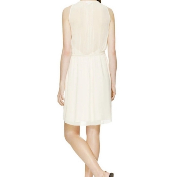 ARITZIA wilfred aparte birch silk dress beige XS NEW @x - Picture 2 of 11